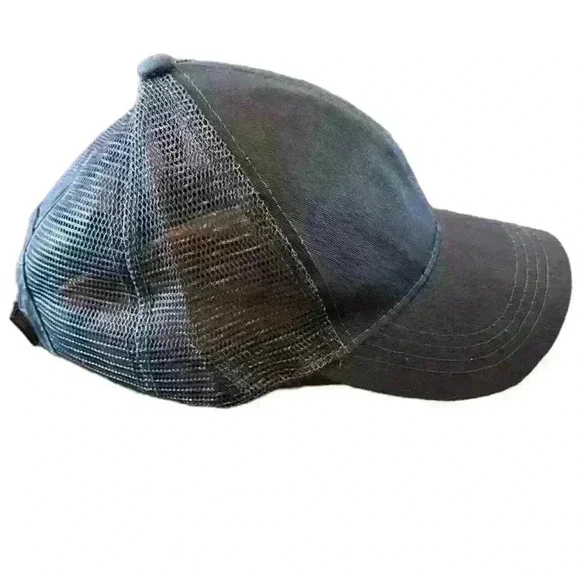 CC ponytail gray baseball cap - Picture 2 of 10